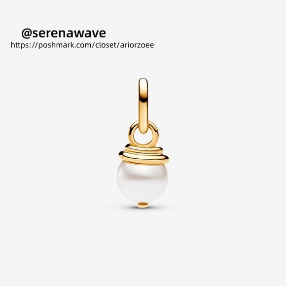 Pandora Snake Pearlescent Mini Dangle Charm - Picture 3 of 7